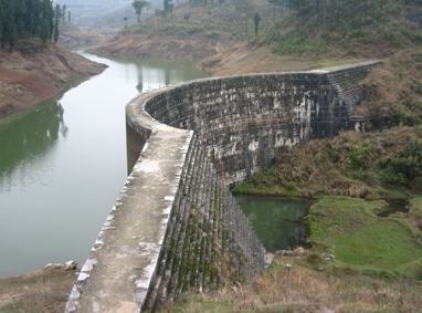 松桃水竹坪水庫大壩