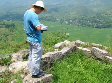 石阡雙山水庫渠系野外勘測